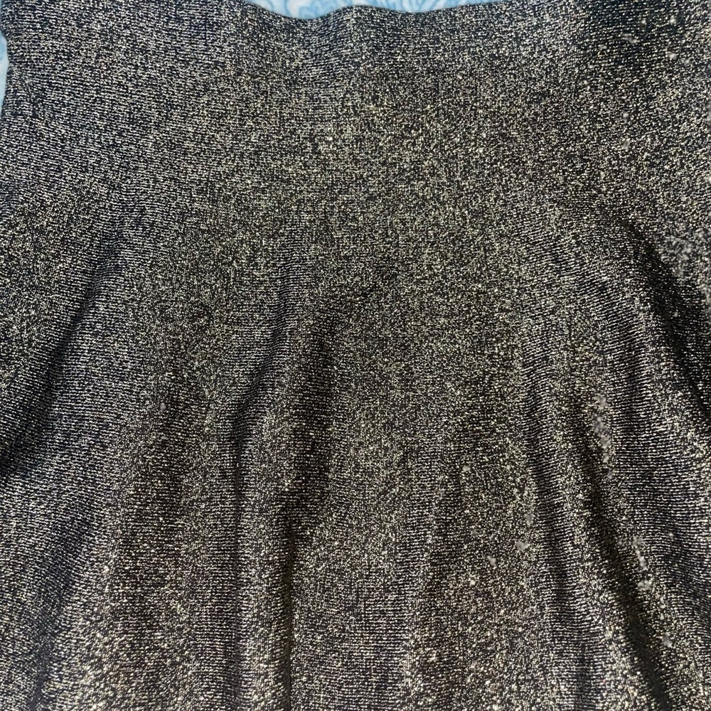 Candie's Black&Glitter Gold y2k Skater Skirt - Picture 4 of 4